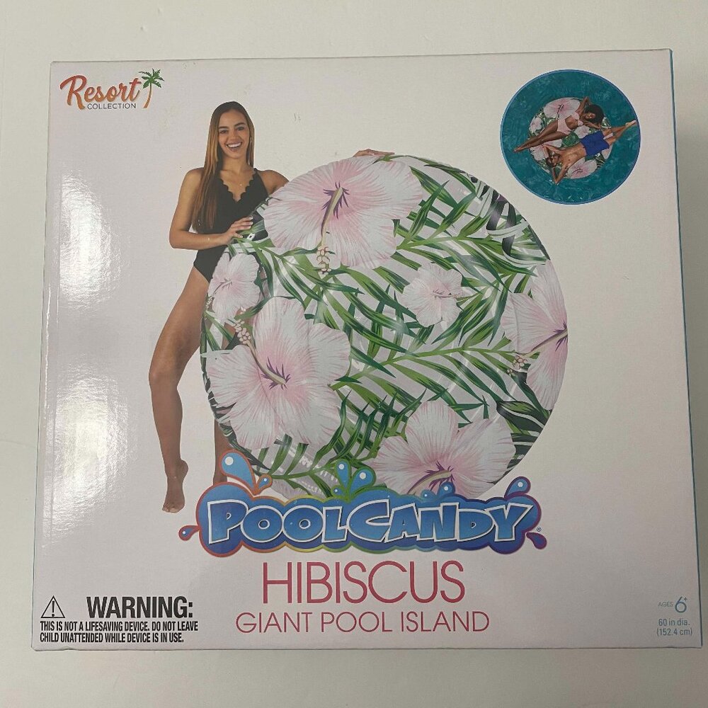 Resort Collection PoolCandy Tropical Fruit Jumbo Pool Island, 60" Dia, 889897